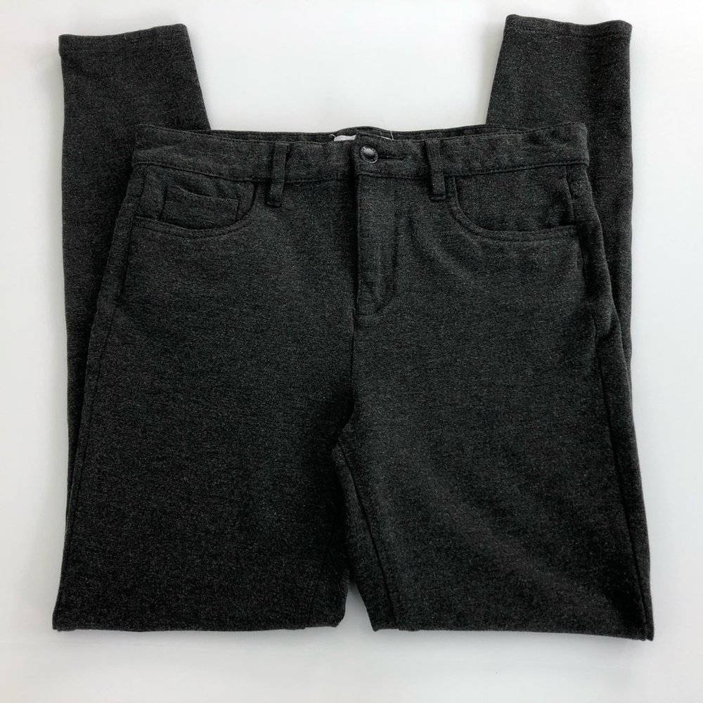 Liz Claiborne Heather Gray Stretch Pants 4 Classic
